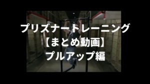 プリズナートレーニング　プルアップ動画まとめ